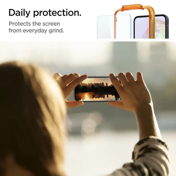 Spigen Glass tR AlignMaster 2 Pack - Samsung Galaxy A35 - Cell phone cases and covers<<<HurtelXML