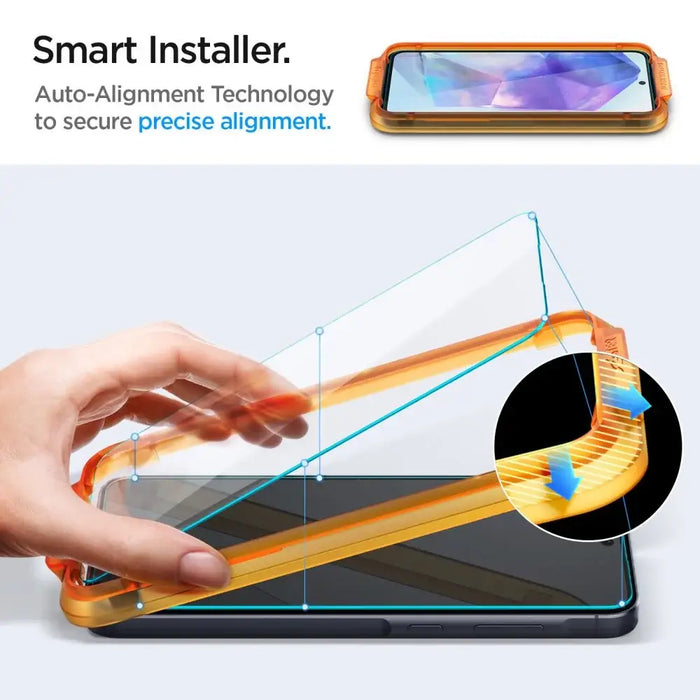 Spigen Glass tR AlignMaster 2 Pack - Samsung Galaxy A55 - Cell phone tempered glass<<<HurtelXML