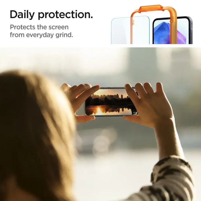 Spigen Glass tR AlignMaster 2 Pack - Samsung Galaxy A55 - Cell phone tempered glass<<<HurtelXML