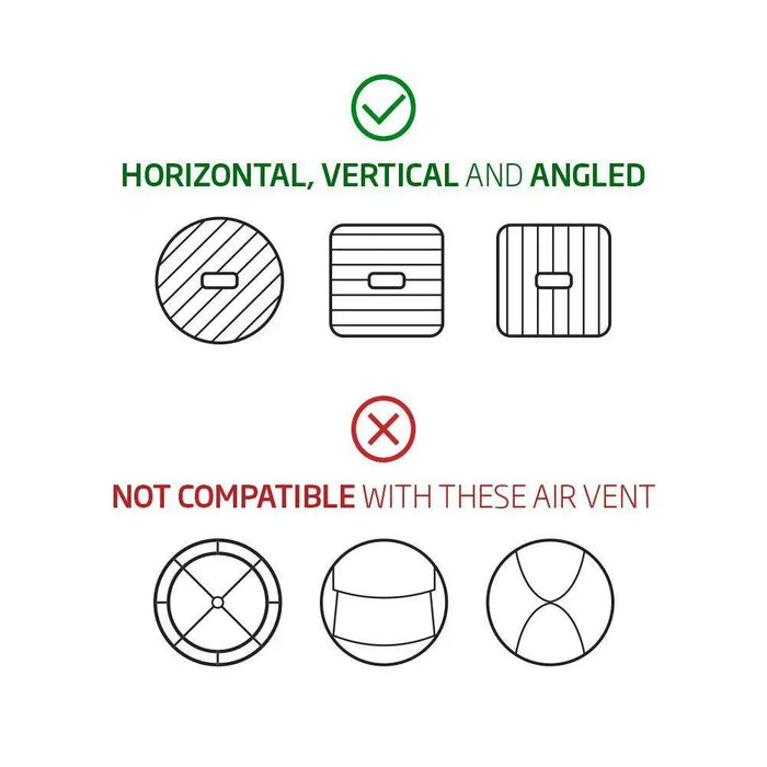 Spigen H12 phone holder for car air vent magnetic - black - Cell phone holders<<<HurtelXML