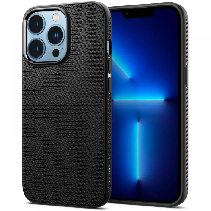 Spigen Liquid Air Case for iPhone 13 Pro Max - Matte Black - Cell phone cases and covers<<<HurtelXML
