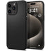 Spigen Liquid Air Case for iPhone 15 Pro Max - Matte Black - Cell phone cases and covers<<<HurtelXML