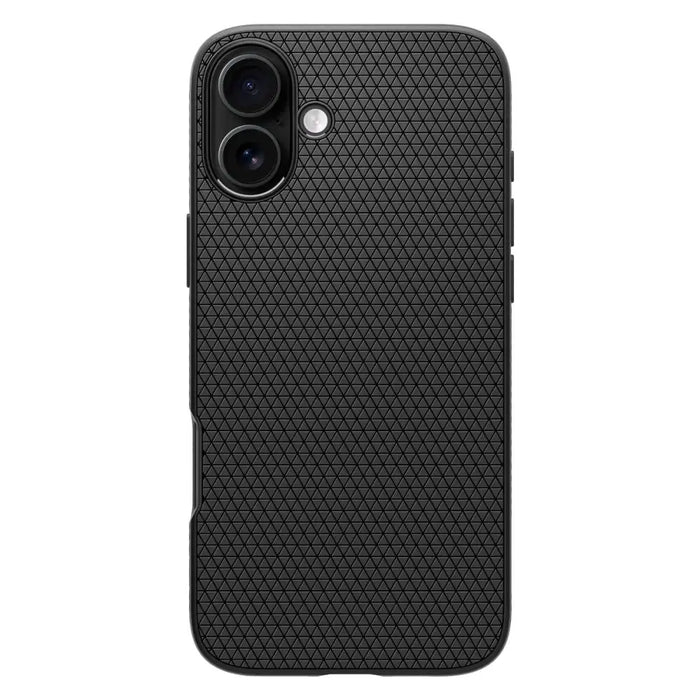 Spigen Liquid Air Case for iPhone 16 Plus - Black - Cell phone cases and covers<<<HurtelXML