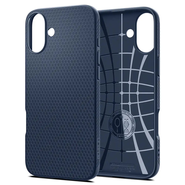 Spigen Liquid Air Case for iPhone 16 Plus - Blue - Cell phone cases and covers<<<HurtelXML