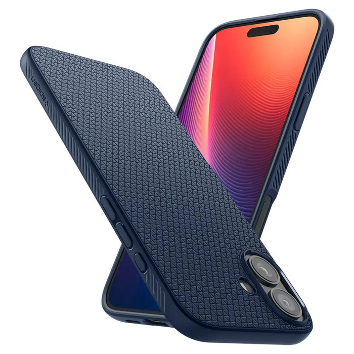 Spigen Liquid Air Case for iPhone 16 Plus - Blue - Cell phone cases and covers<<<HurtelXML