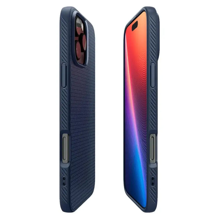 Spigen Liquid Air Case for iPhone 16 Pro - Blue - Cell phone cases and covers<<<HurtelXML