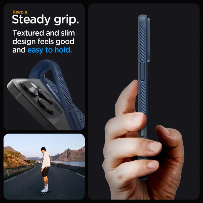Spigen Liquid Air Case for iPhone 16 Pro Max - Blue - Cell phone cases and covers<<<HurtelXML