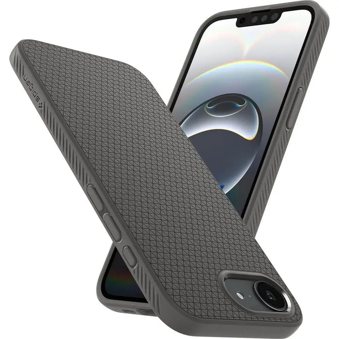 Spigen Liquid Air Case for iPhone 16e - Gray - Cell phone cases and covers<<<HurtelXML