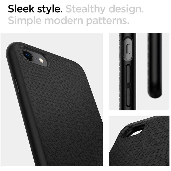 Spigen Liquid Air Case for iPhone 7 / 8 / SE 2020 / SE 2022 - Black - Cell phone cases and covers<<<HurtelXML