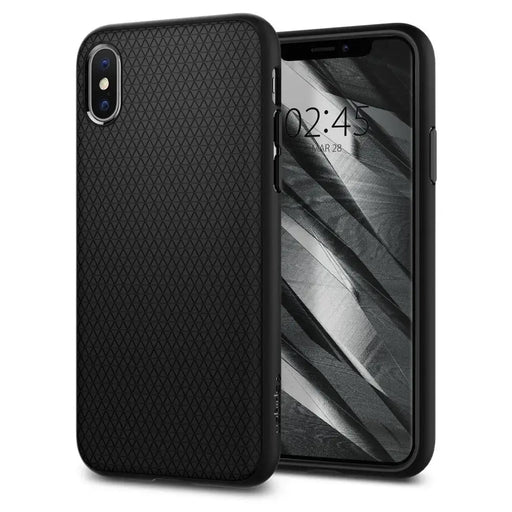 Spigen Liquid Air Case for iPhone X / XS - Matte Black - Cell phone cases and covers<<<HurtelXML