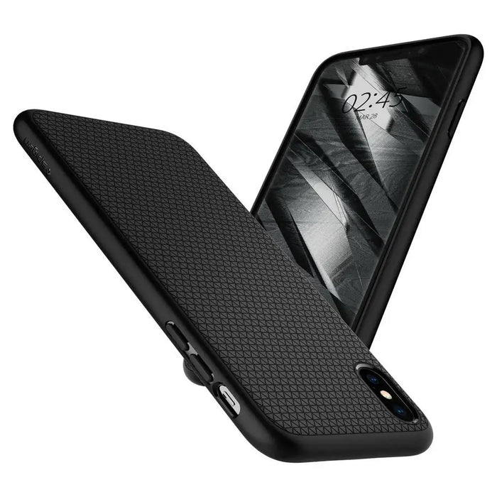 Spigen Liquid Air Case for iPhone X / XS - Matte Black - Cell phone cases and covers<<<HurtelXML