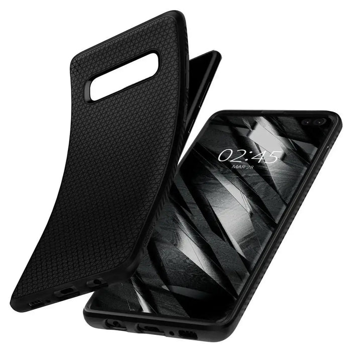 Spigen Liquid Air Case for Samsung Galaxy S10+ - Matte Black - Cell phone cases and covers<<<HurtelXML