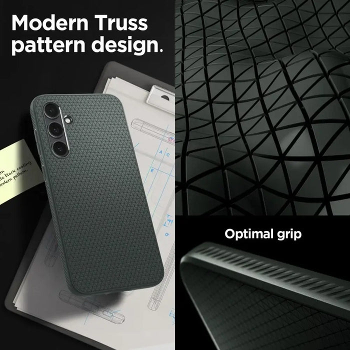 Spigen Liquid Air Case for Samsung Galaxy S23 FE - Dark Green - Cell phone cases and covers<<<HurtelXML