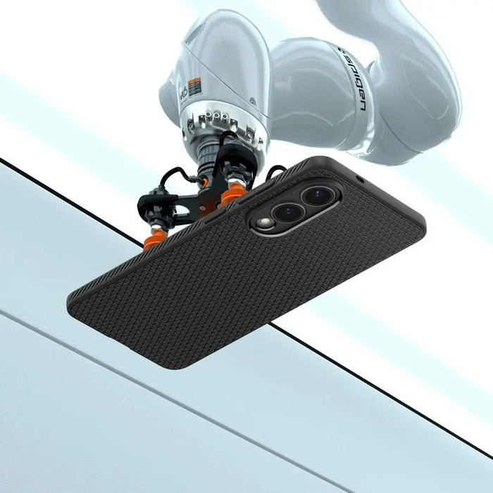 Spigen Liquid Air Case for Samsung Galaxy S25 Edge - Black - Cell phone cases and covers<<<HurtelXML