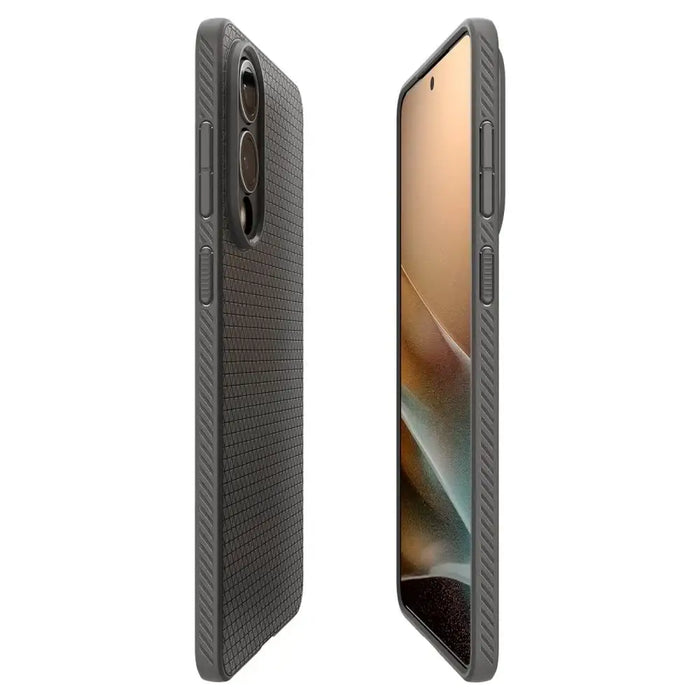 Spigen Liquid Air Case for Samsung Galaxy S25 Edge - Gray - Cell phone cases and covers<<<HurtelXML