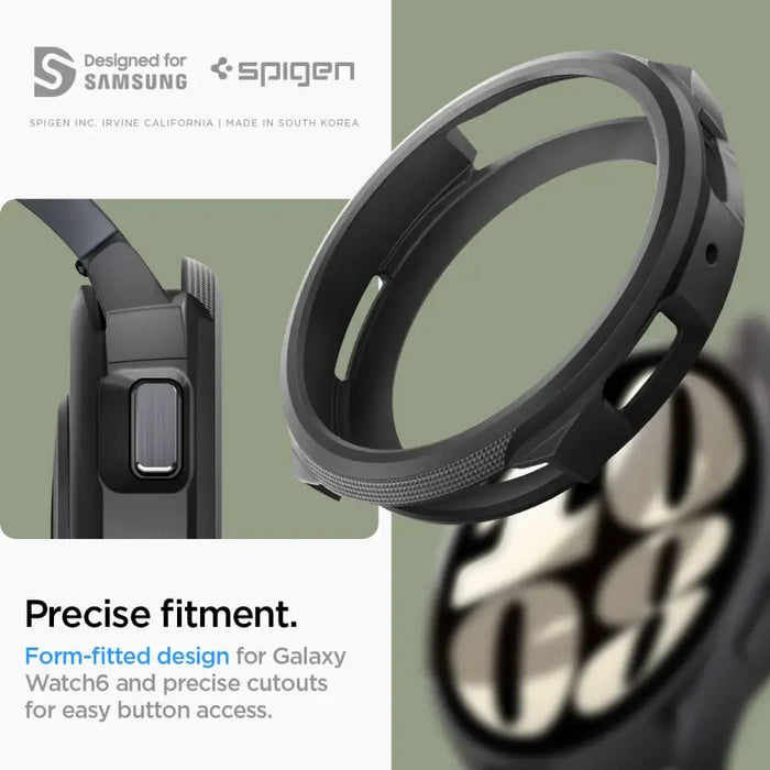 Spigen Liquid Air Case for Samsung Galaxy Watch 6 (44mm) - Matte Black - Cell phone cases and covers<<<HurtelXML