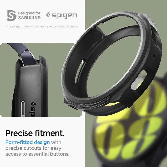 Spigen Liquid Air Case for Samsung Galaxy Watch 7 (40mm) - Matte Black - Cell phone cases and covers<<<HurtelXML