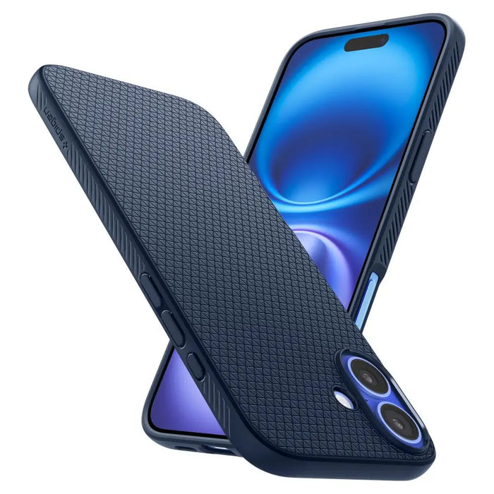 Spigen Liquid Air iPhone 16 Case - Blue - Cell phone cases and covers<<<HurtelXML