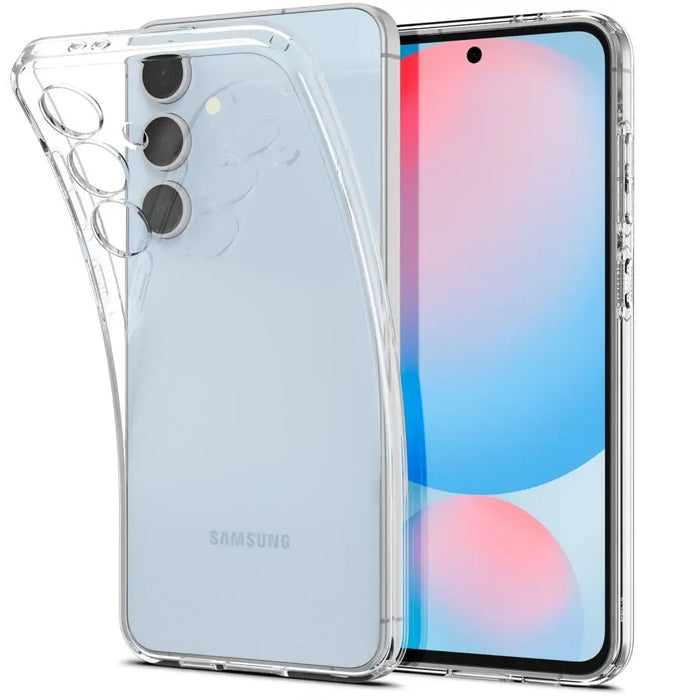 Spigen Liquid Crystal Case for Samsung Galaxy S24 FE Crystal - Transparent - Cell phone cases and covers<<<HurtelXML