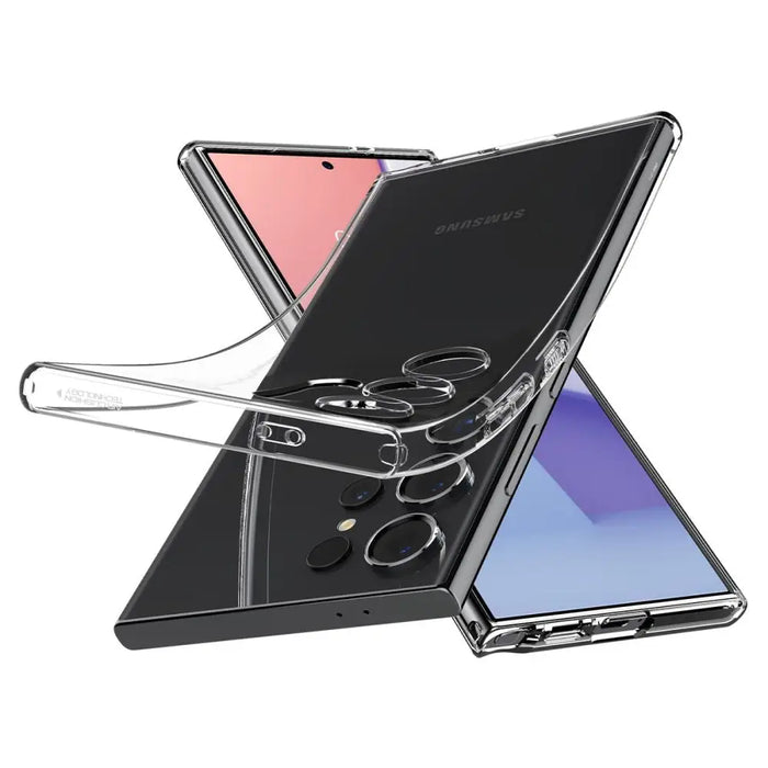 Spigen Liquid Crystal Case for Samsung Galaxy S24 Ultra - Clear - Cell phone cases and covers<<<HurtelXML