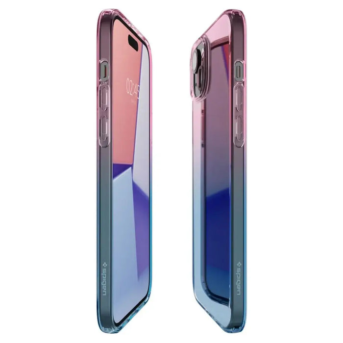 Spigen Liquid Crystal iPhone 15 Case - Pink/Blue - Cell phone cases and covers<<<HurtelXML
