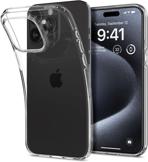 Spigen Liquid Crystal iPhone 15 Pro Case - Clear - Cell phone cases and covers<<<HurtelXML