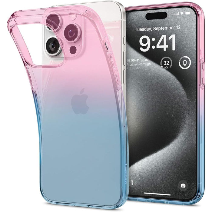 Spigen Liquid Crystal iPhone 15 Pro Case - Pink/Blue - Cell phone cases and covers<<<HurtelXML