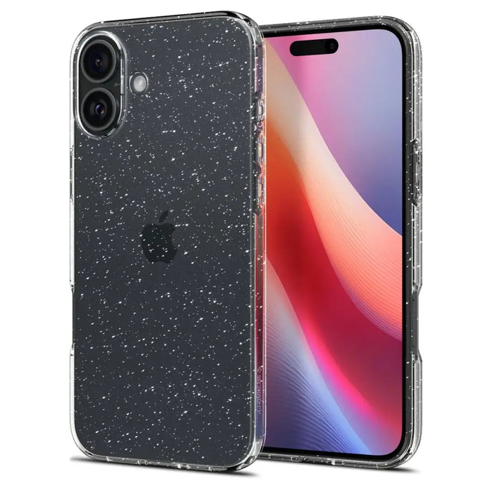 Spigen Liquid Crystal iPhone 16 Case - Clear Glitter - Cell phone cases and covers<<<HurtelXML