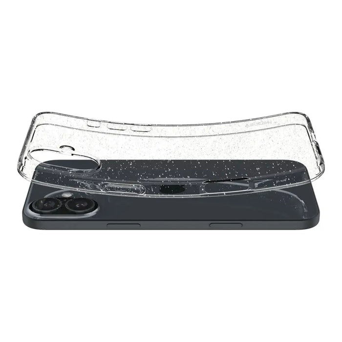 Spigen Liquid Crystal iPhone 16 Case - Clear Glitter - Cell phone cases and covers<<<HurtelXML