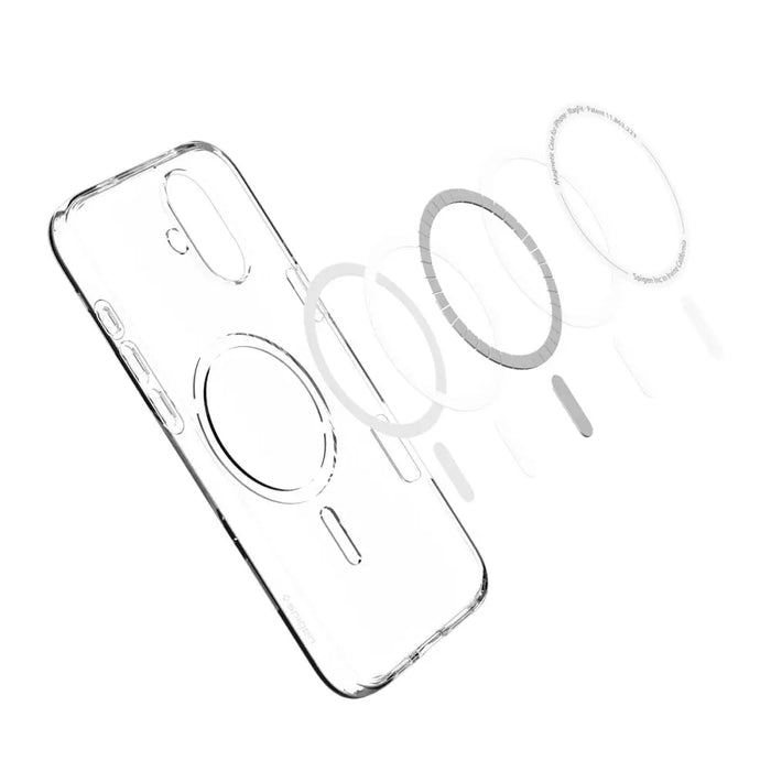 Spigen Liquid Crystal Mag Case with MagSafe for iPhone 16 Plus - Clear - Cell phone cases and covers<<<HurtelXML