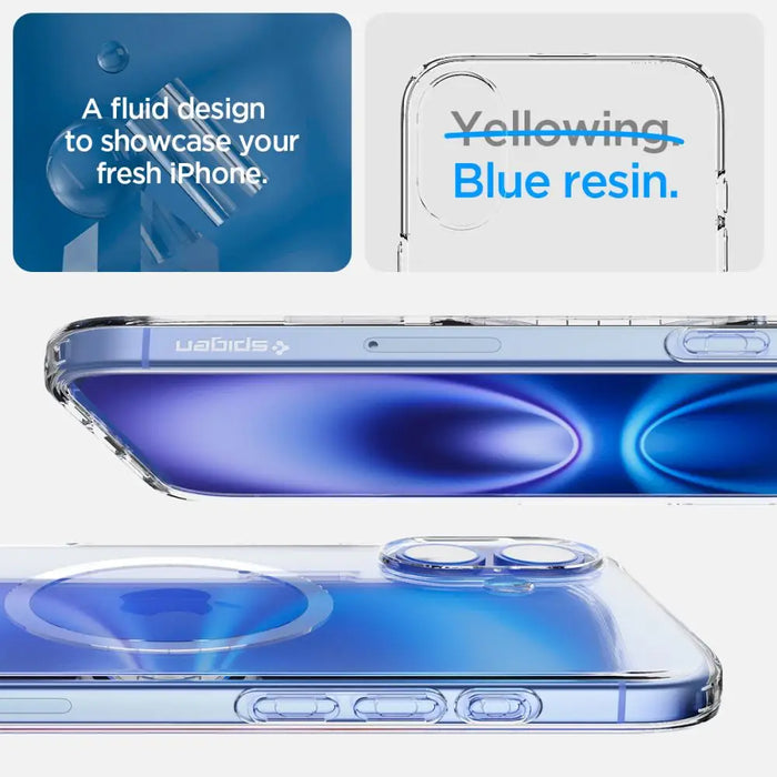 Spigen Liquid Crystal Mag Case with MagSafe for iPhone 16 Plus - Clear - Cell phone cases and covers<<<HurtelXML
