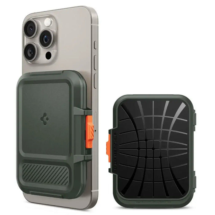 Spigen Lock Fit MagSafe Card Case - Green - Cell phone cases and covers<<<HurtelXML