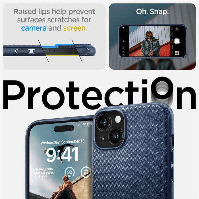 Spigen Mag Armor Case with MagSafe for iPhone 15 Plus - Blue - Cell phone cases and covers<<<HurtelXML