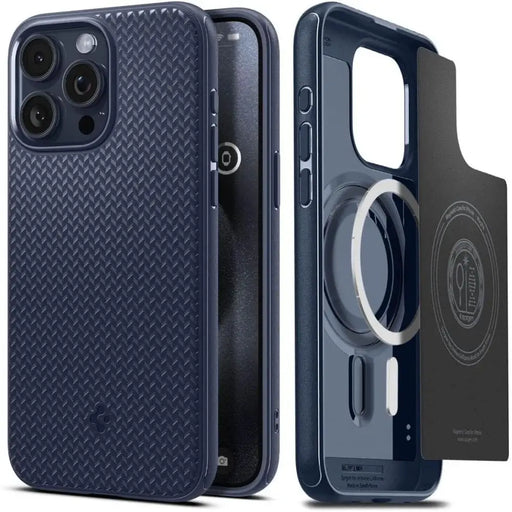 Spigen Mag Armor Case with MagSafe for iPhone 15 Pro Max - Blue - Cell phone cases and covers<<<HurtelXML