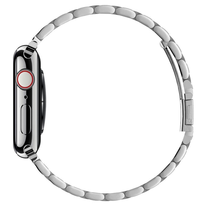 Spigen Modern Fit Band for Apple Watch 4/5/6/7/8/9/SE/Ultra (42/44/45/49 mm) - Silver - Cell phone cases