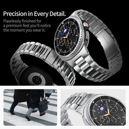 Spigen Modern Fit Band for Samsung Galaxy Watch 40/44/46 mm - Silver - Other cell phone equipment<<<HurtelXML