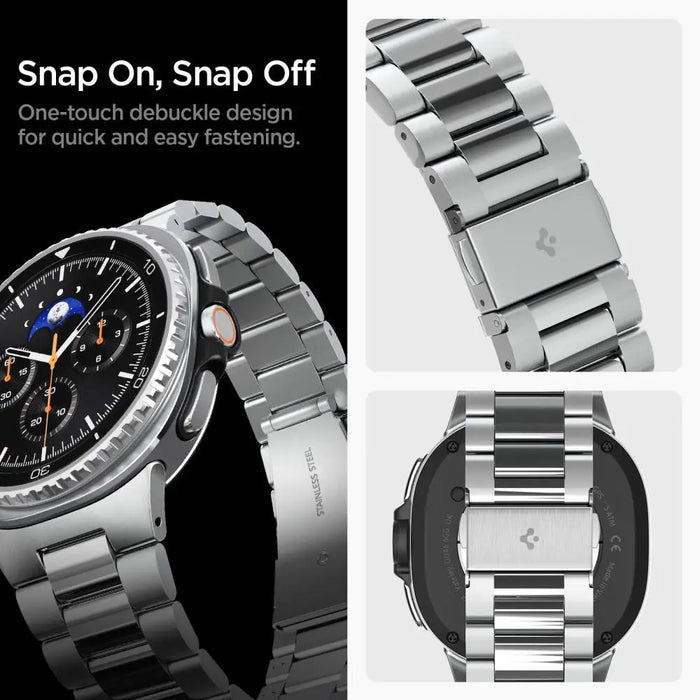 Spigen Modern Fit Band for Samsung Galaxy Watch 40/44/46 mm - Silver - Other cell phone equipment<<<HurtelXML