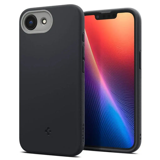 Spigen Nano Pop MagSafe iPhone 16e Case - Matte Black - Cell phone cases and covers<<<HurtelXML