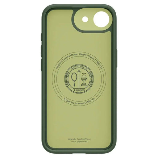 Spigen Nano Pop MagSafe iPhone 16e Case - Matte Green - Cell phone cases and covers<<<HurtelXML