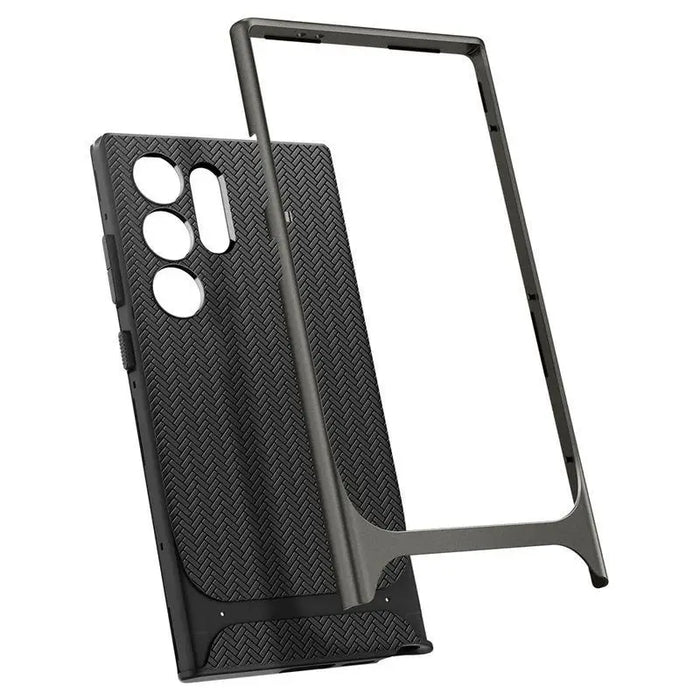 Spigen Neo Hybrid Case for Samsung Galaxy S24 Ultra - Metallic Gray - Cell phone cases and covers<<<HurtelXML