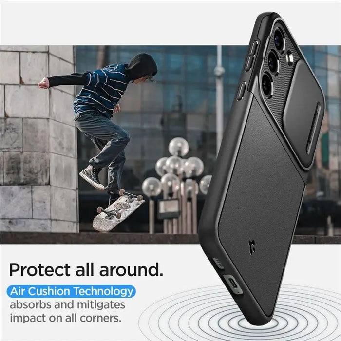 Spigen Optik Armor Case for Samsung Galaxy S23 - Black - Cell phone cases and covers<<<HurtelXML&&&Exhibition