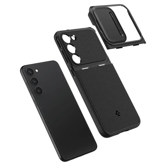 Spigen Optik Armor Case for Samsung Galaxy S23 - Black - Cell phone cases and covers<<<HurtelXML&&&Exhibition