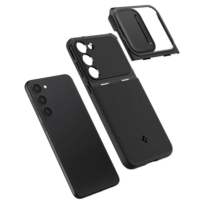 Spigen Optik Armor Case for Samsung Galaxy S23 - Black - Cell phone cases and covers<<<HurtelXML&&&Exhibition