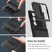 Spigen Optik Armor Case for Samsung Galaxy S23 Ultra - Black - Cell phone cases and covers<<<HurtelXML