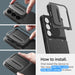 Spigen Optik Armor Case for Samsung Galaxy S24 - Black - Cell phone cases and covers<<<HurtelXML