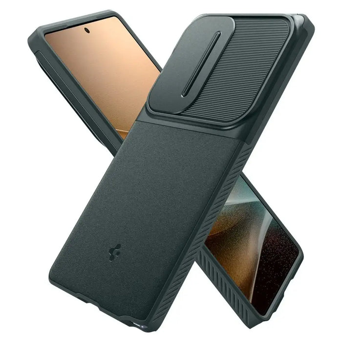 Spigen Optik Armor Case for Samsung Galaxy S25 Ultra - Green - Cell phone cases and covers<<<HurtelXML