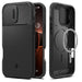 Spigen Optik Armor Mag case with MagSafe for iPhone 16 Pro - black - Cell phone cases and covers<<<HurtelXML