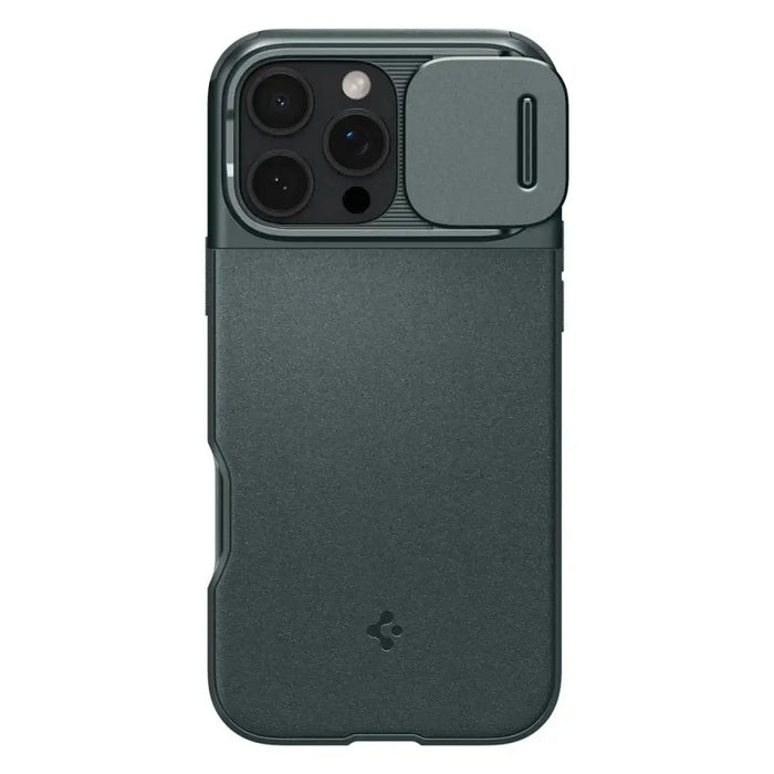 Spigen Optik Armor Mag Case with MagSafe for iPhone 16 Pro - Green - Cell phone cases and covers<<<HurtelXML