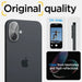 Spigen Optik Glas.tR tempered glass for iPhone 16 / 16 Plus camera - transparent (2 pcs.) - Cell phone tempered