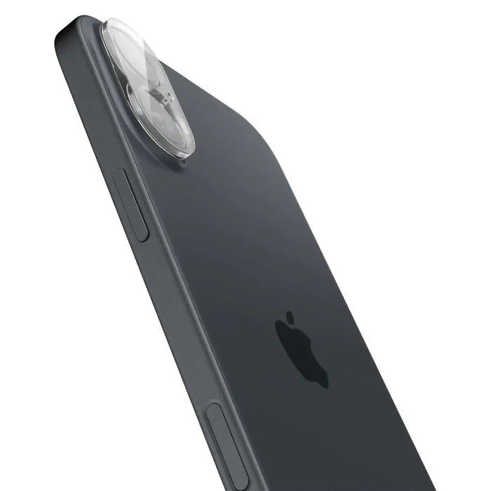 Spigen Optik Glas.tR tempered glass for iPhone 16 / 16 Plus camera - transparent (2 pcs.) - Cell phone tempered